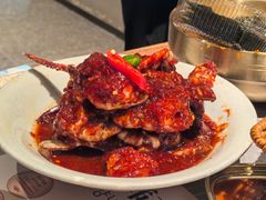 -草家酱蟹炭火烤肉店(珲春南路一店)