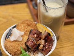 鰻魚豬扒雙拼飯-堂本家洋食别馆·炸猪排(中心城店)