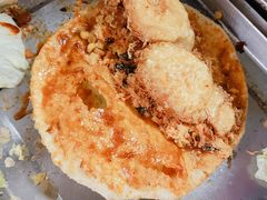 -小红车炸蛋葱油饼