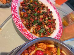 -牟记江湖重庆地标特色菜鱼蛋海鲜羊蝎子(巴南区黑金冠十多年好店)