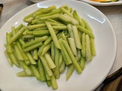 清炒芦笋尖-九花山烤鸭店