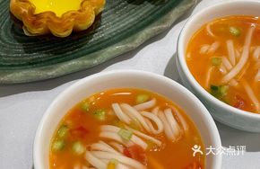 Fresh Shrimp Soup Handmade Noodles