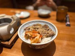 日式牛肉盖浇饭-鸟鸣门屋台料理(金帝银泰店)
