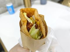 爆浆炸蛋-小红车炸蛋葱油饼