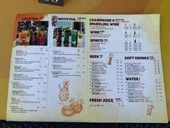 菜单-Sunset Bar(丹绒亚路香格里拉店)