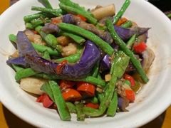 茄子豆角炒菜-杨裕兴(岳麓山店)