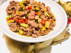 28秒爆炒黄牛肉-望湘园·洞庭渔宴(浦江欢乐颂店)