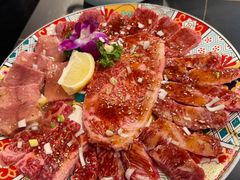 牛肉猪肉拼盘-银座苑烧肉酒场·烤活鳗(仙霞路店)