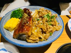 牛肉鳗蒲烧双拼饭-渔寿司·日本料理(艾尚天地店)