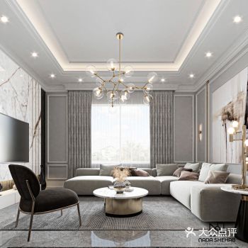 130㎡如豪宅般精致，华丽无比