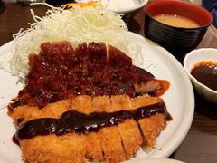 双拼炸猪排套餐-矢场猪(名古屋站名铁店)