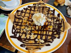 自制巧克力酱香蕉可丽饼-La Creperie法餐厅(桃江路店)