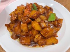 黑椒叉烧土豆丁-顺风汤馆·广府粤菜(江宸天街店)