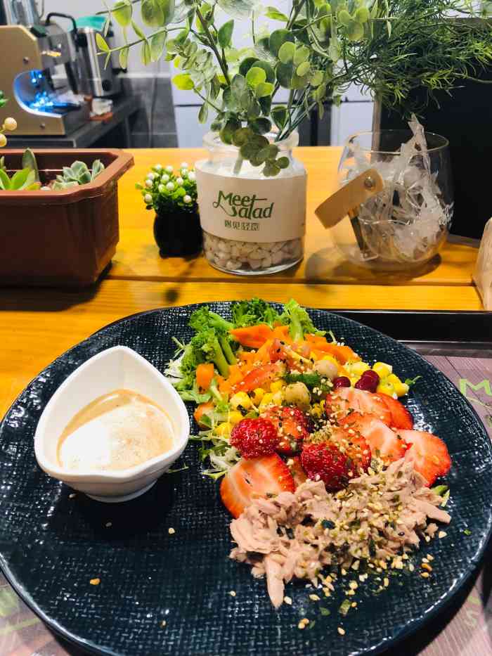 遇见轻食(科技园店)-"首先感谢霸王餐体验的机会,跟着导航走还算.