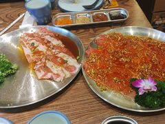 -明洞阿姨·韩式酱蟹烤肉·创意料理(三元桥店)