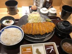 牛里脊加温泉蛋套餐-炸牛排 京都胜牛(京都站前店)