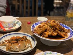 醉蟹-老头儿油爆虾(胜利河美食街店)