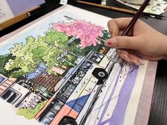 -六出私塾LiuChu•成人美术书法系统课程专业画室(熊婆婆的花园店)