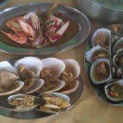 牡丹蟹&nbsp;象拔蚌&nbsp;血蛤&nbsp;芒果螺-板桥海鲜广场(文明东店)