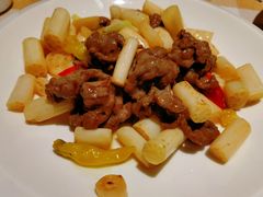 藕带炒黄牛肉-珍味汤馆·潮汕家乡菜(保利文化广场店)