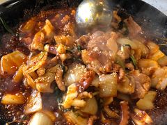 铁板八爪鱼五花肉-名家韩国料理·烤肉(瑶海店)