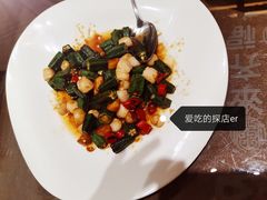 秋葵扇贝-福来齐·鲁菜海鲜·渔家菜(朝阳街分店)