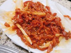 生拌牛肉-真利味·脊骨火锅·正宗韩国料理(韩乐坊店)