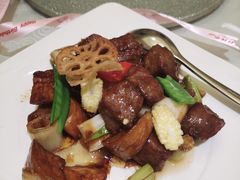 XO酱葱爆牛肉粒-浦华大酒店-台南担仔面海鲜楼