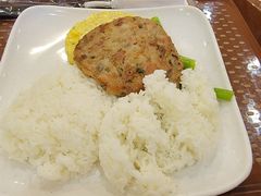 香煎莲藕肉饼蛋甫饭-都城快餐(中山三店)