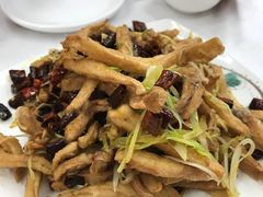 干煸鱿鱼-北戴河庆山饭店·海鲜砂锅粥(北戴河黑石路店)