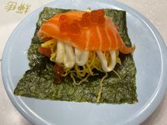 三文鱼腩爆盛-争鲜回转寿司(浦东三钢里PLUS店)