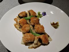 黑松露羊肚菌敲虾-秀儿四九城·新京菜(亚运村鸟巢店)