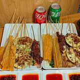 日月光新开的麻辣烫炸串，也太好吃了吧❗