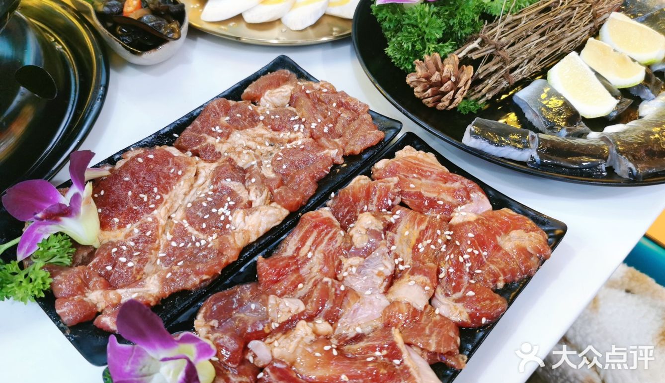 第一次见的蛋糕烤肉！