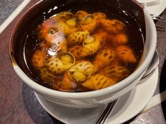 古越陈酿煮花螺-杭州西子湖四季酒店·金沙厅