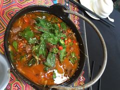 吊锅酸萝卜牛肉-新竹里馆·花园餐厅(兴苑路店)