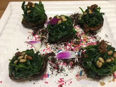 松仁小菠菜焗台菇-素行天下(国投财富广场店)