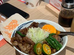 酱烧月见牛五花丼饭-堂本家·二代目·炸猪排(Express东海店)