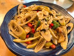 高山笋炒鲜肉-下梅人家土菜馆(历史文化餐厅度假区店)