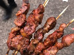 -劳动公园新疆人烤腰子