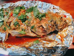 炭烧清江鱼-锦州御烧烤·金盛福酒楼(天津总店)