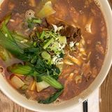 臊子面鲜美。牛肉很好吃。汤也好喝