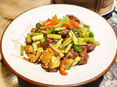 滑蛋小炒牛肉-绿茶餐厅(乐峰广场店)