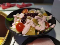 黄桃黄桃沙拉-猪啊牛呀羊啊铜盘烤肉(正大广场店)
