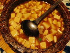 石锅鸡汤豆腐-绿茶餐厅(王府井永宁门店)
