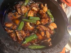 石锅杭椒牛蛙-桂满陇-西湖船宴(西单大悦城店)