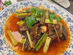 大蒜烧土鳝-芙蓉凰花园酒楼