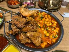 必点炸鸡翅配年糕-HOTISLAND海鸡岛·韩国料理(江南西店)