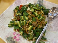 秋葵炒花甲肉-旺富东海大酒楼(海鲜街店)
