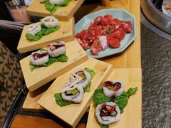 沙拉寿司-好旺角齐市鲜切牛自助烤肉(农林五道街总店)